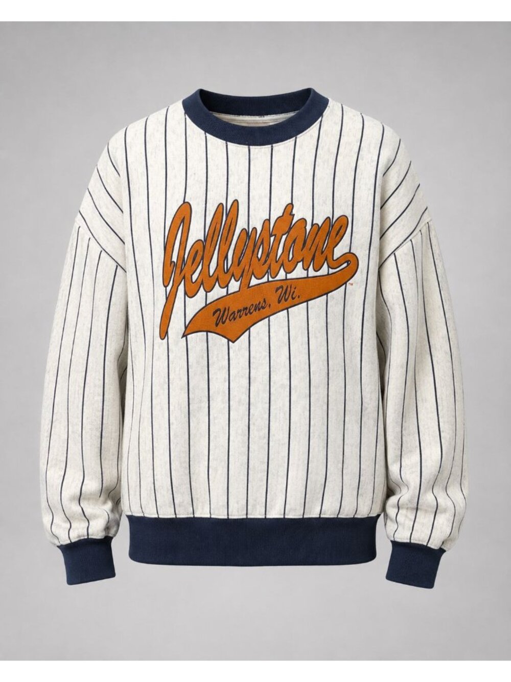 Pioneer Sports Jellystone Mens XL Sweatshirt Striped Crewneck Warrens USA Made